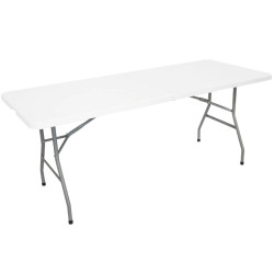 Location Table Pliante Multi-usages 180x70cm avec Poignée de Transport